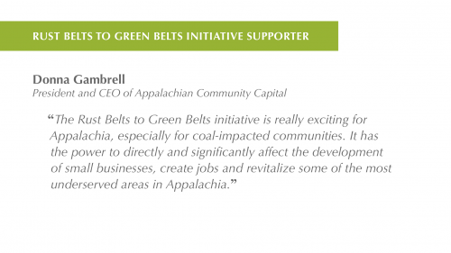 Donna Gambrell, President and CEO of Appalachian Community Capital